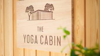 The Yoga Cabin sign (1)